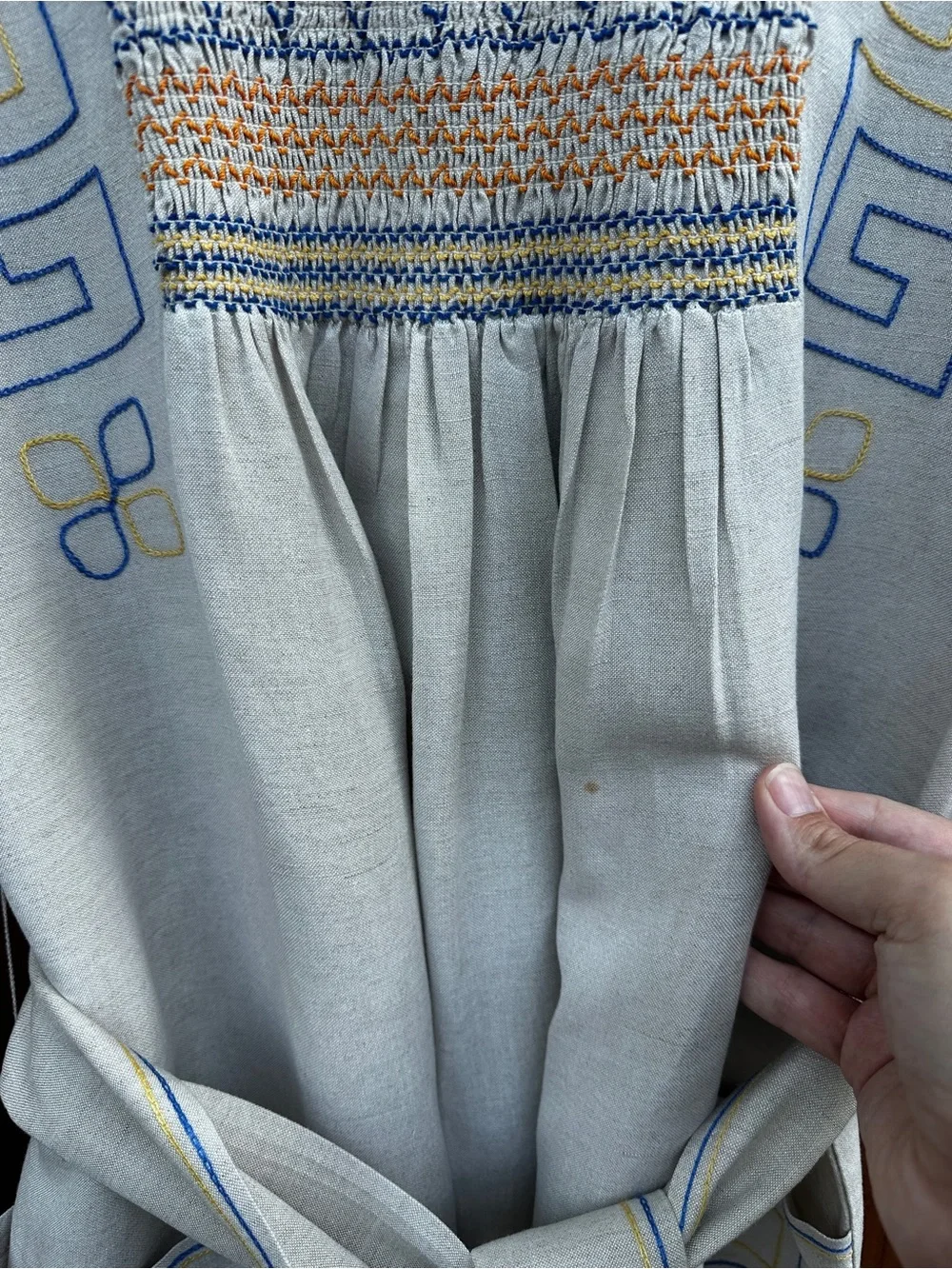 Tory Burch embroidered midi dress